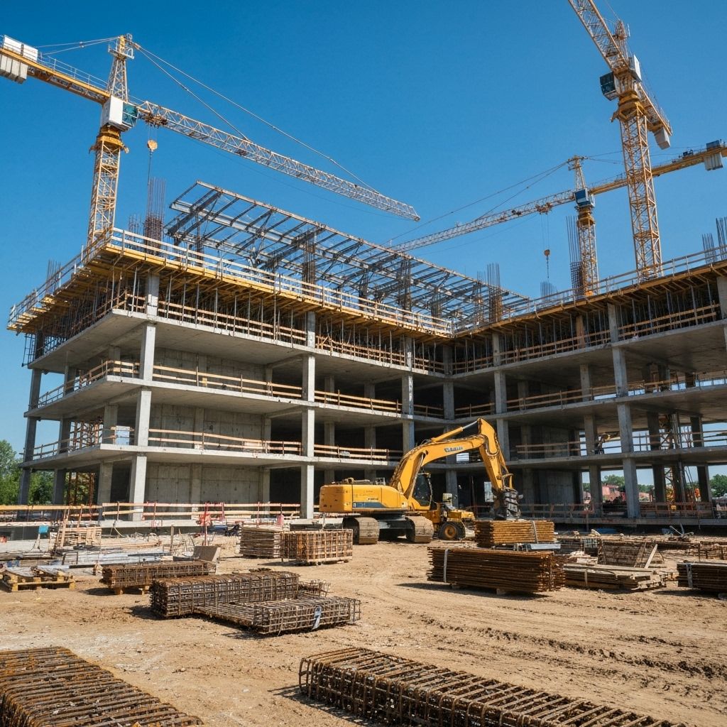 Modern construction with digital technology